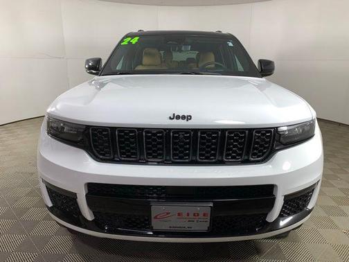 Bright White Clearcoat 2024 Jeep Grand Cherokee L Summit Reserve