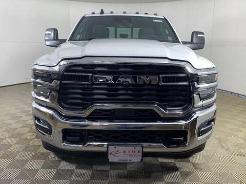 Bright White 2026 RAM 3500 Tradesman Crew Cab 4x4 8' Box