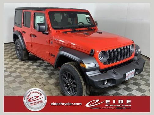 Firecracker Red Clearcoat 2026 Jeep Wrangler Sport S SUV