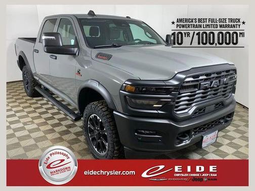 Ceramic White 2026 RAM 2500 Warlock Crew Cab 4x4 6'4' Box Truck
