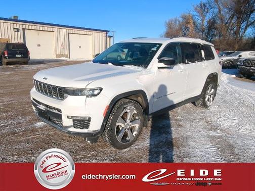 Bright White Clearcoat 2021 Jeep Grand Cherokee L Limited SUV