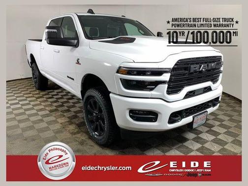 Bright White Clearcoat 2026 RAM 2500 Laramie Crew Cab 4x4 6'4' Box
