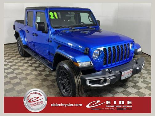 Hydro Blue Pearlcoat 2021 Jeep Gladiator Sport S