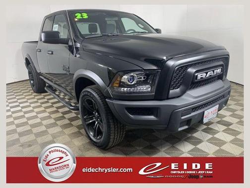 Diamond Black Crystal Pearlcoat 2023 RAM 1500 Classic Warlock Quad Cab 4x4 6'4' Box