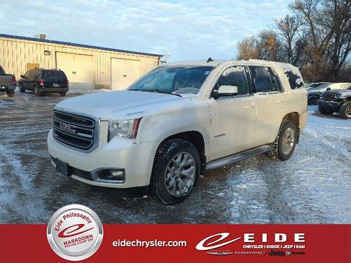 White Diamond Tricoat 2015 GMC Yukon SLT SUV