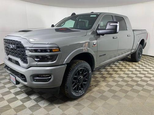 Ceramic Gray Clearcoat 2026 RAM 3500 Limited Mega Cab 4x4 6'4' Box
