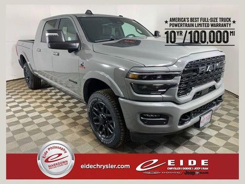 Ceramic Gray Clearcoat 2026 RAM 3500 Limited Mega Cab 4x4 6'4' Box