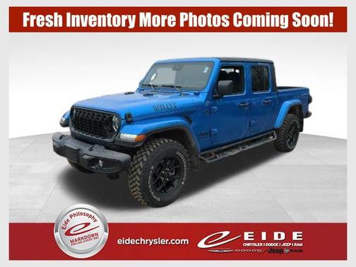 Hydro Blue Pearlcoat 2024 Jeep Gladiator Willys