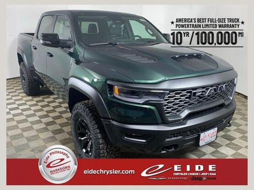 Green 2026 RAM 1500 RHO Crew Cab 4x4 5'7' Box Truck