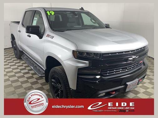 Silver Ice Metallic 2019 Chevrolet Silverado 1500 LT Trail Boss