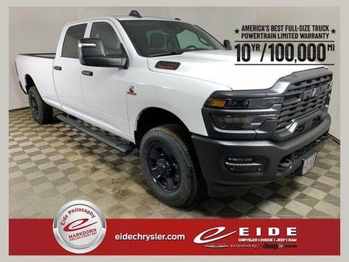 Bright White 2026 RAM 3500 Tradesman Crew Cab 4x4 8' Box
