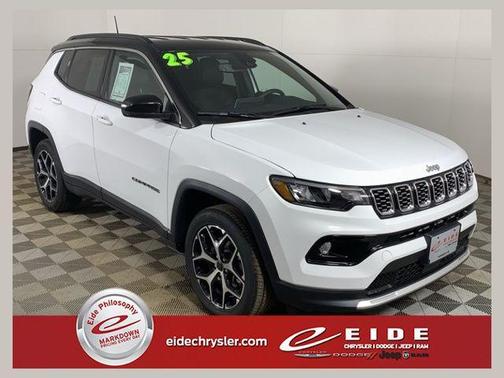 Bright White Clearcoat 2025 Jeep Compass Limited