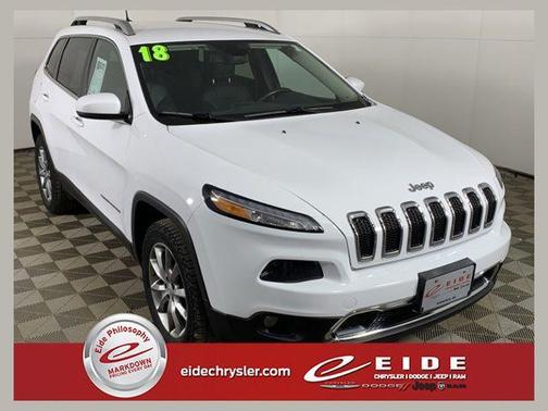 Bright White Clearcoat 2018 Jeep Cherokee Limited