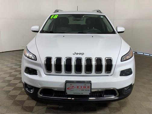 Bright White Clearcoat 2018 Jeep Cherokee Limited