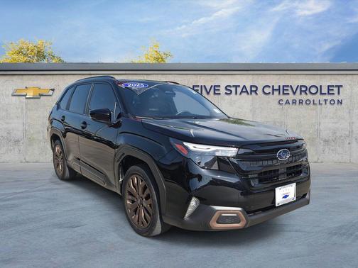 Crystal Black Silica 2025 Subaru Forester Sport