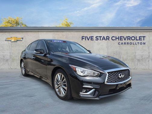 Black Obsidian 2023 INFINITI Q50 3.0t LUXE