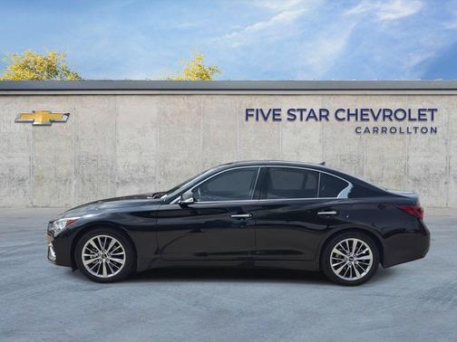 Black Obsidian 2023 INFINITI Q50 3.0t LUXE