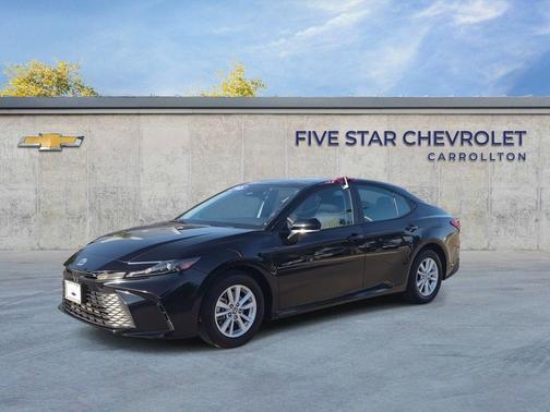 Midnight Black Metallic 2025 Toyota Camry LE