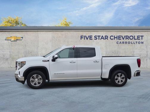 Summit White 2025 GMC Sierra 1500 SLT