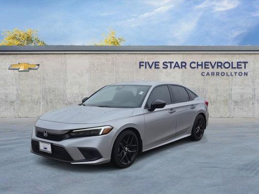 Gray 2022 Honda Civic Sport