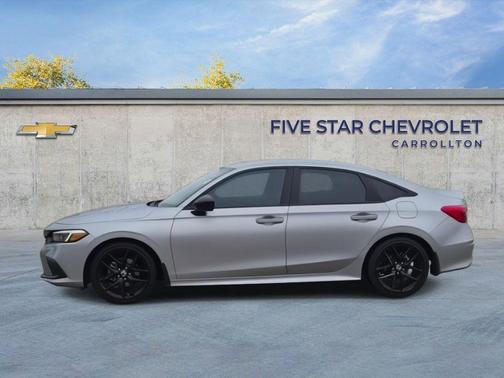 Gray 2022 Honda Civic Sport