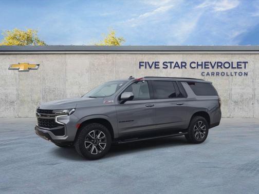 Satin Steel Metallic 2021 Chevrolet Suburban 4WD Z71
