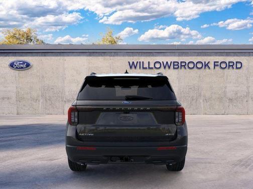 Agate Black Metallic 2026 Ford Explorer Active