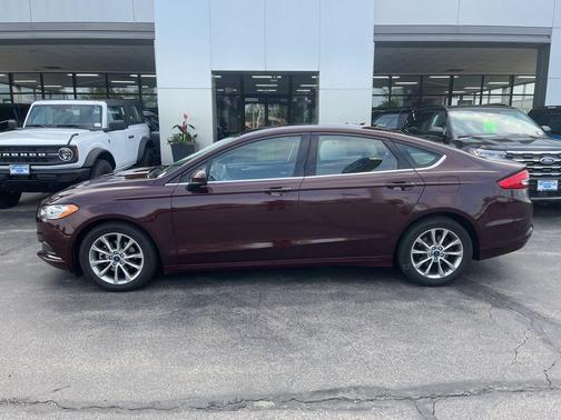 Burgundy 2017 Ford Fusion SE