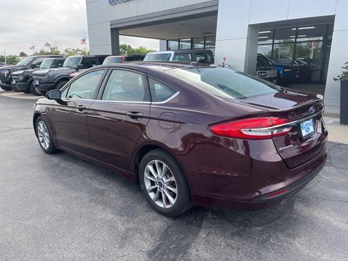 Burgundy 2017 Ford Fusion SE