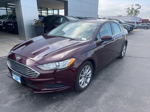 Burgundy 2017 Ford Fusion SE