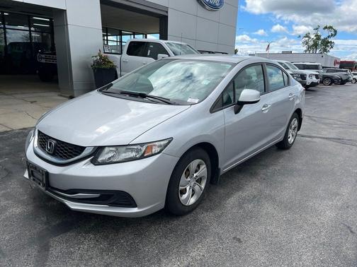 Black 2013 Honda Civic LX
