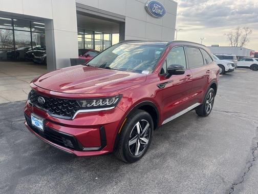 Passion Red Tintcoat 2021 Kia Sorento EX