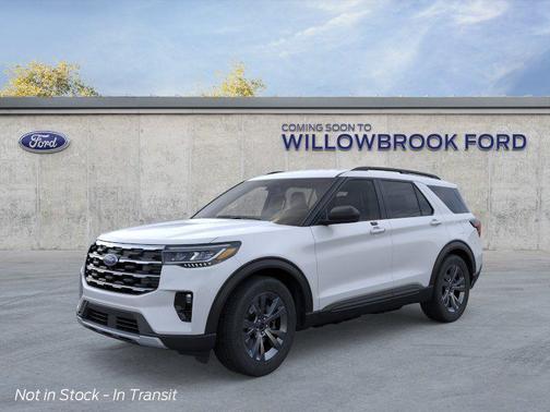 Space White Metallic 2026 Ford Explorer Active