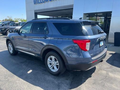 Blue Metallic 2021 Ford Explorer XLT