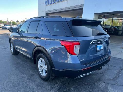 Blue Metallic 2021 Ford Explorer XLT