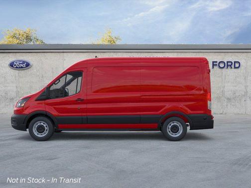 Race Red 2026 Ford Transit-350 148 WB Medium Roof Cargo
