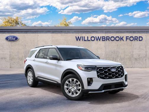 Star White 2027 Ford Explorer Platinum