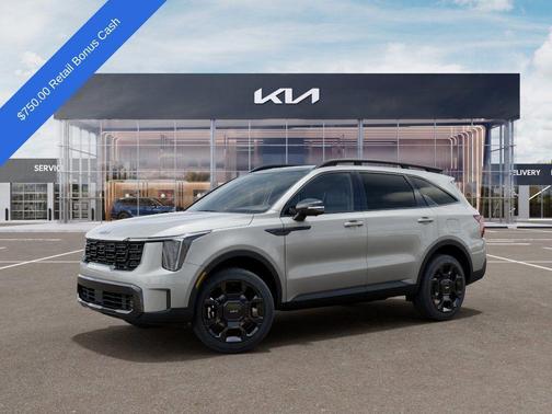 Ivory Silver 2026 Kia Sorento X-Line SX