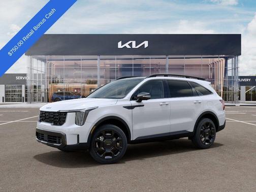 Snow White Pearl 2026 Kia Sorento Hybrid X-LINE SX PRESTIGE