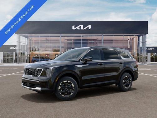 Ebony Black 2026 Kia Sorento S