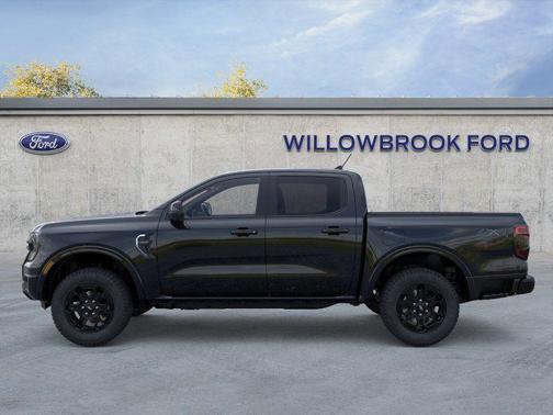 Shadow Black 2026 Ford Ranger Lariat