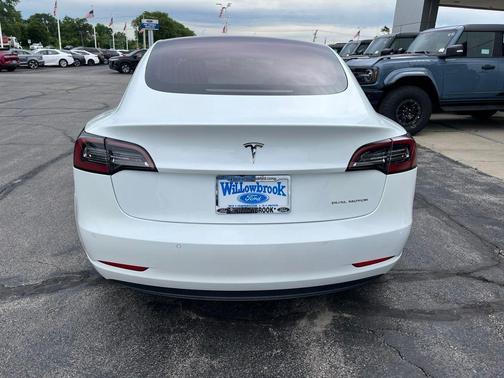 White 2018 Tesla Model 3 Long Range