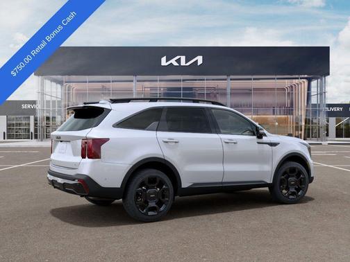 Glacial White Pearl 2026 Kia Sorento X-Line SX Prestige