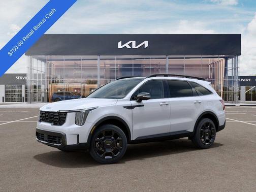 Glacial White Pearl 2026 Kia Sorento X-Line SX Prestige