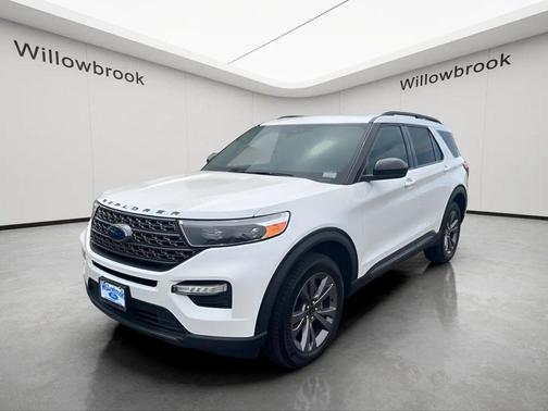 White Metallic 2023 Ford Explorer XLT