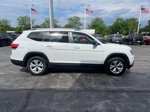 Pure White 2019 Volkswagen Atlas 3.6L S
