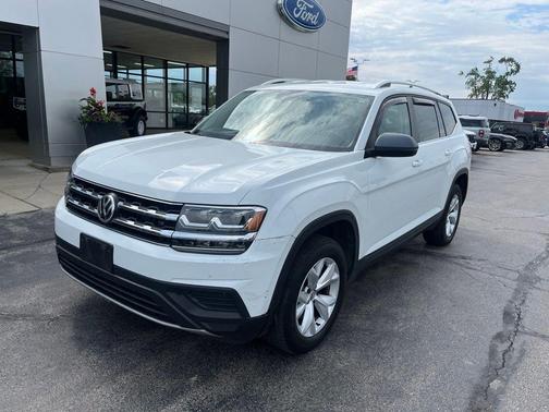 Pure White 2019 Volkswagen Atlas 3.6L S