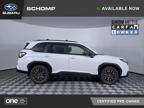 Crystal White Pearl 2025 Subaru Forester Sport