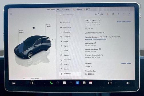 Midnight Silver Metallic 2022 Tesla Model Y Long Range Dual Motor All-Wheel Drive