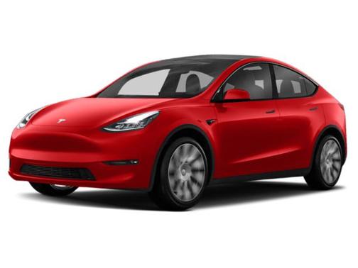 Red Multi-Coat 2021 Tesla Model Y Long Range Dual Motor All-Wheel Drive